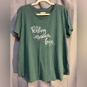 Maurices “Resting Grinch Face” Tee - Christmas/Holiday
